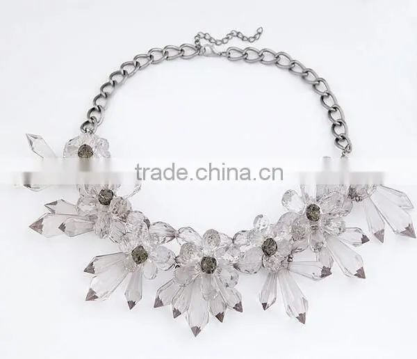 2015 Hot Fashion Designs Crystal Necklace photo-3