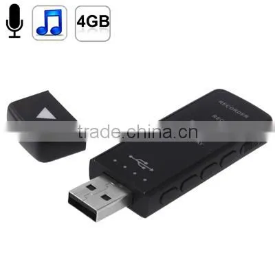 Built in Rechargeable Lithium-ion Battery Digital Voice Recorder MP3 Player With 4GB Memory photo-3