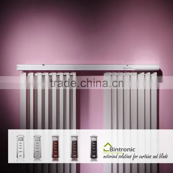 Bintronic Taiwan Manufacturer Vertical Blinds Tracks With Components And Electric Mechanism photo-5