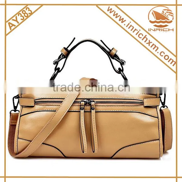 2016 Tote Leather Bags Woman Lady Handbag Fashion Genuine Leather Handbag photo-2