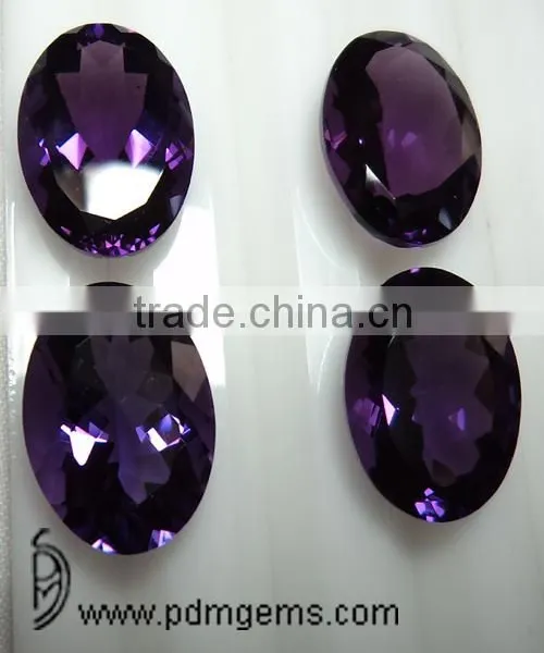 Amethyst Oval Shape Cut Semi Precious Gemstone, Natural Gem Stones, Amethyst Oval Shape Cut Gemstone photo-2