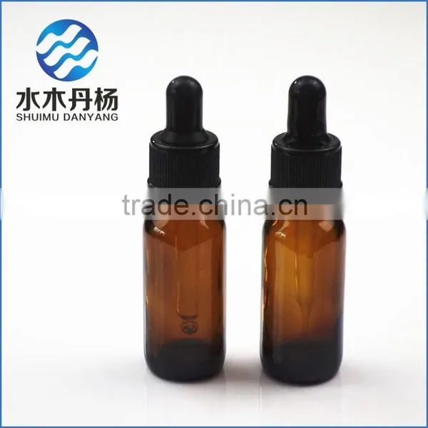 15ml Glass Dropper Bottle Amber Boston Glass Bottle With Droppers