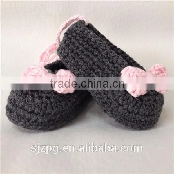 Hot Sales Crochet Shoes Newborn Crochet Handmade Shoes Supplier