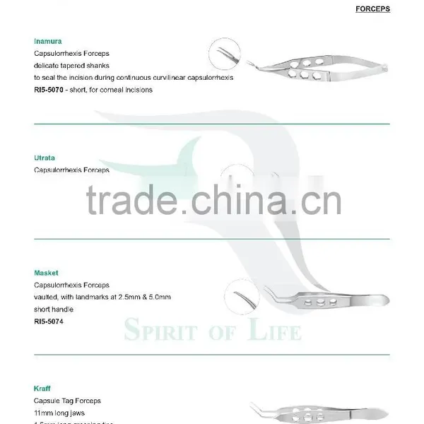 Inamura Capsulorrhexis Forceps Delicate Tapered Shanks, photo-2