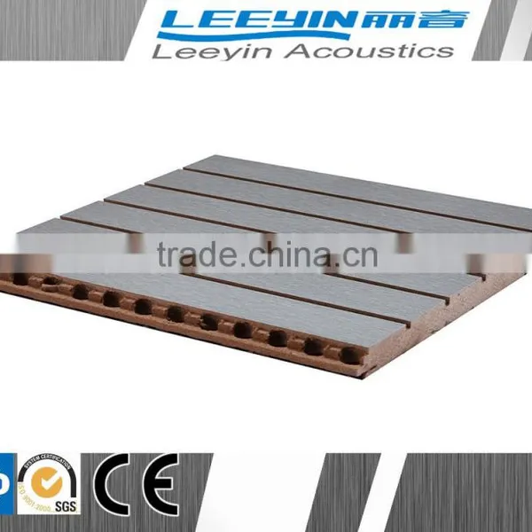 Wooden Fire Insulation Decorative Acoustic Wall Panels photo-2