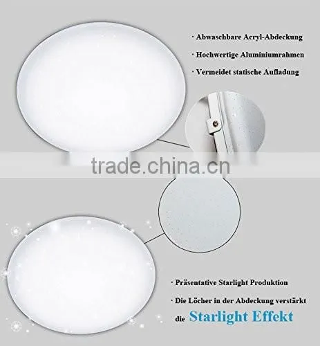 TIWIN 22W Warm White Star Effect Surface Mounted Acrylic in White Sky Star Ceiling Light photo-5