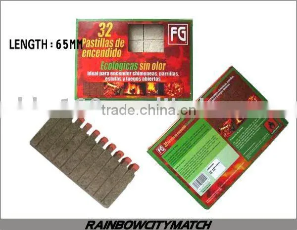 Barbecue match for outdoor use