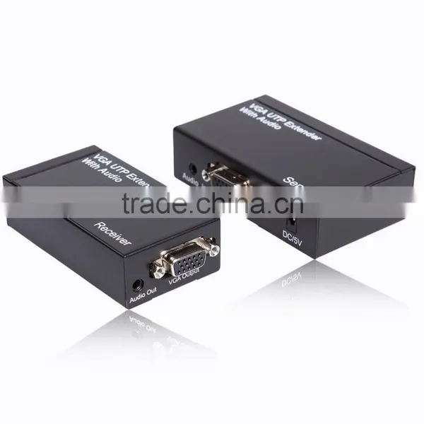 VGA Utp Extender 1x1 Splitter With Audio Output up to 300m photo-3