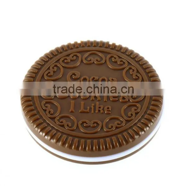 Sliver Home Big Round Metal Compact Mirror photo-5