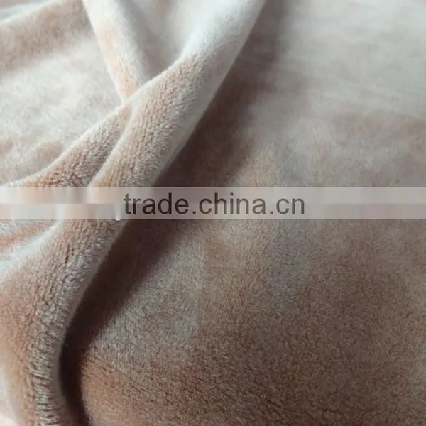 Spandex &polyester Super Soft Velvet 4 Way Stretch Brushed Fabrics Textiles