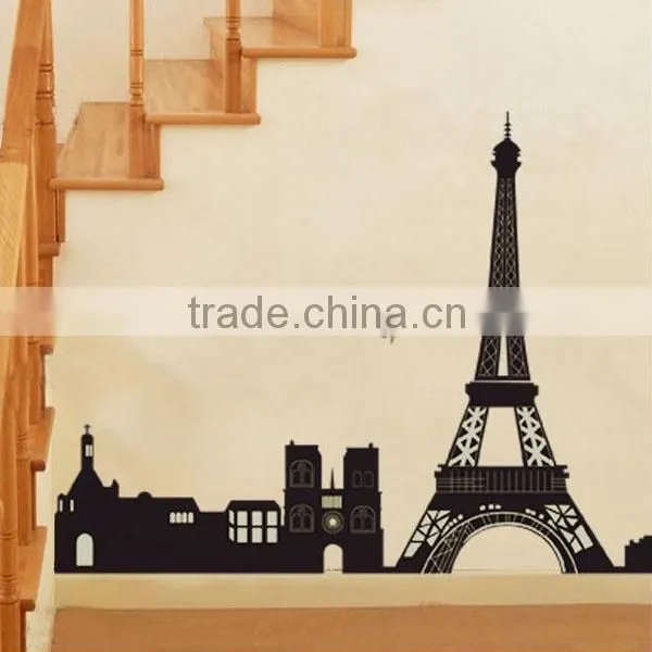 cheap eiffel tower stickers decals for big kids
