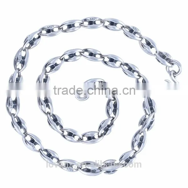 Men Chain Necklace Silver Necklace Most Popular Products New Style photo-2