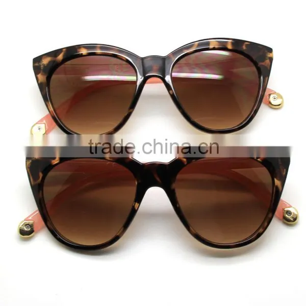 Wholesale Cheap Leopard Grain Fashion Cat Eye Sunglasses for Women photo-6