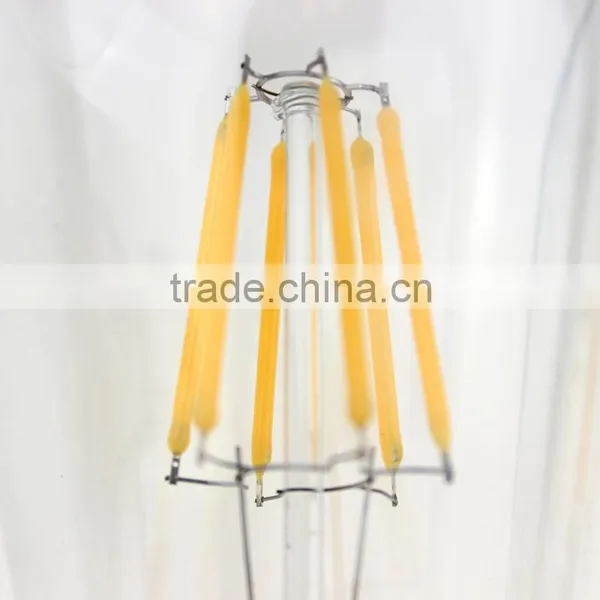 Dimmable ST64 LED Bulb 4W 6W E26/E27 Filament Light Bulb 110V/220V Retro Transparent Glass Led Light Bulb photo-5
