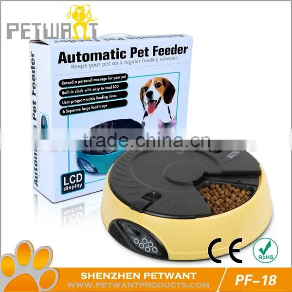 Battery Operated 6 Meals Automatic Cat Food Feeders Dry and Wet Food Auto Cat Feeder photo-6