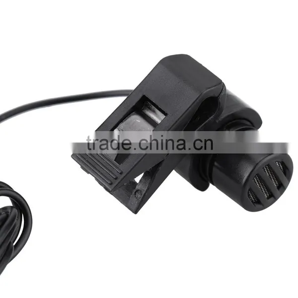 Mini Portable Clip-on Lapel Lavalier Hands-free 3.5mm External Screw Lock Jack Microphone Mic for Computer PC Laptop Loudspeaker photo-2