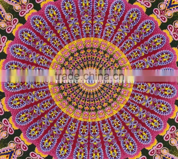 Gypsy Mandala Ethnic Boho Wall Hanging Hippie Cotton Tapestry photo-4