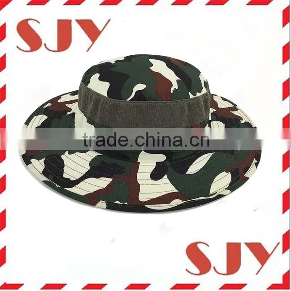 Wide Brim Camouflage Hat Summer Fishing Sun Hat photo-4
