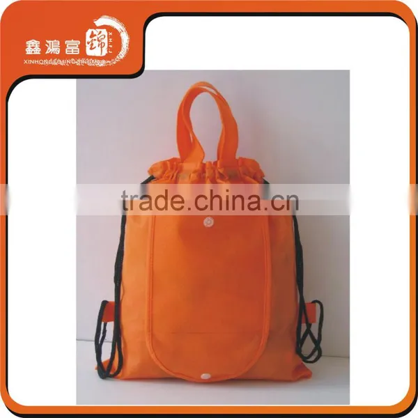 Environment Shopping Colorful Non Woven Drawstring Bag photo-4