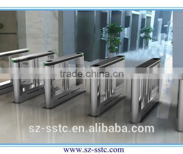 Security Rfid Full Automatic Swing Pedestrian Turnstile Gate photo-2