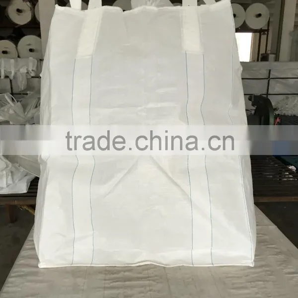 1000KG White FIBC PP Circular Plastic Bags