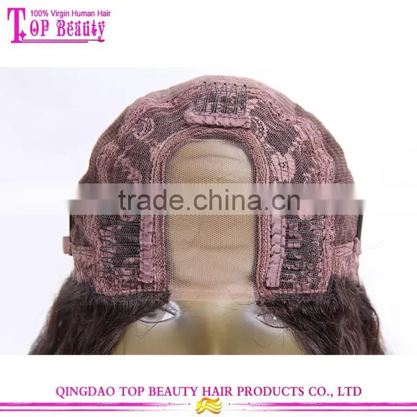 Ali Trade Assurance Paypal Accepted Factory Price Tangle Free Professional Indian Remy Hair U Part Wig photo-5