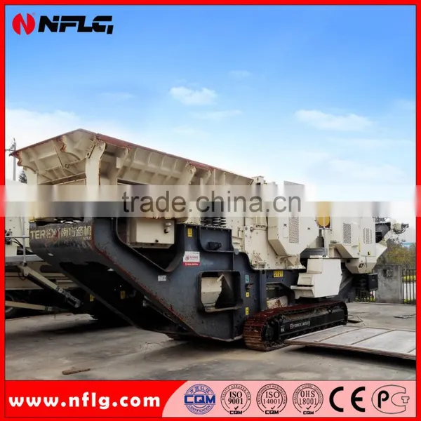 Secondhand Mobile Jaw Crusher Station Made in 2010