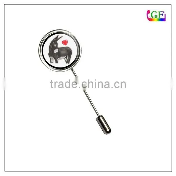 Custom Logo Design Stick Hat Brooch Pin