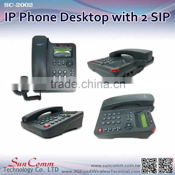 SunComm SC-2002 VoIP Phone Desktop With 2 SIP Accounts photo-6