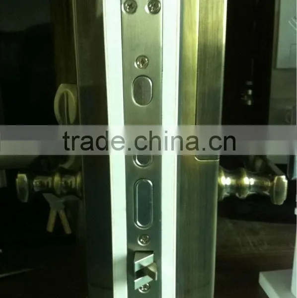 Slide Cover Bronze Fingerprint Door Security Lock photo-4