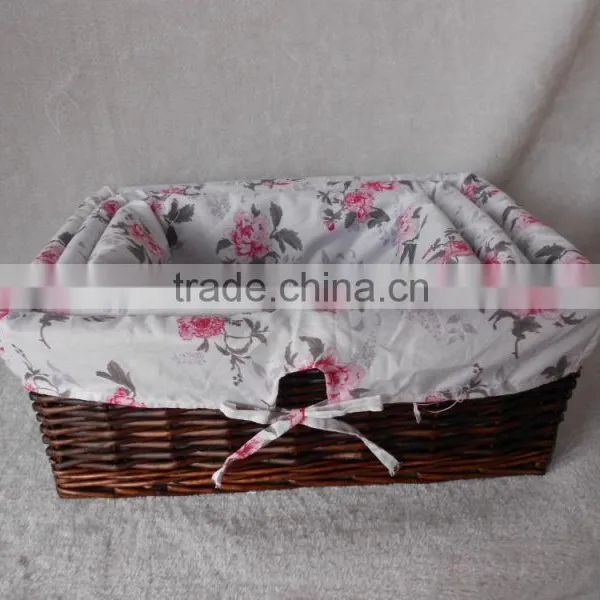 Decorative Handmade Container Wholesale Promotional Handwoven Willow Rattan Natural Folk Wicker Baskets
