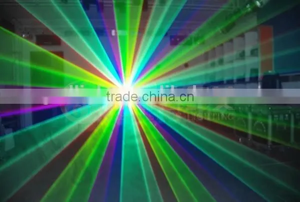 3000mw RGB Large Stage Animation Laser Light With 30Kpps Scanner photo-4