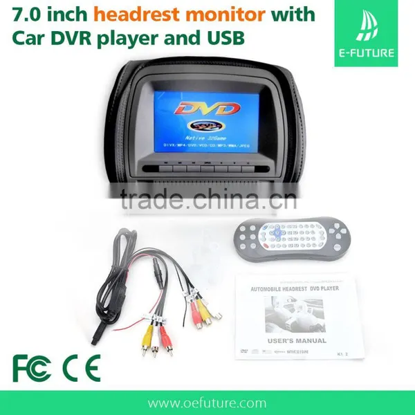 Manufacturers 7inch TFT LCD DVD Headrest Car Monitor Car Headrest photo-6