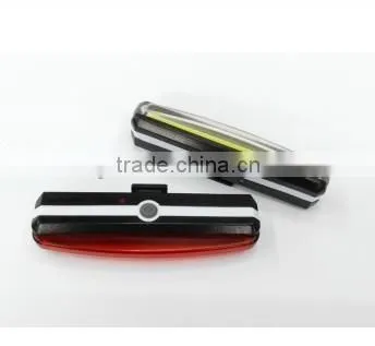 USB Rechargeable Led Bike Bicycle Laser Beam Rear Tail Light Strobe Light Lamp On Bike photo-2