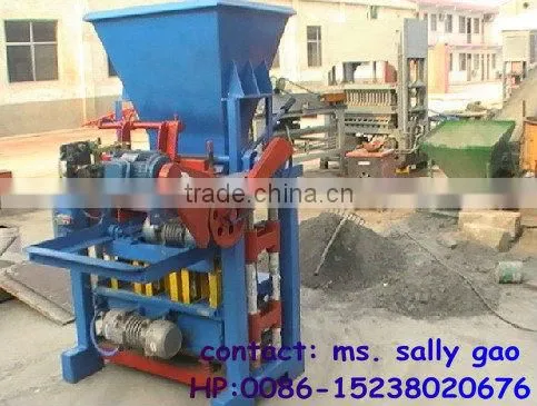 movable concrete cement block making machine