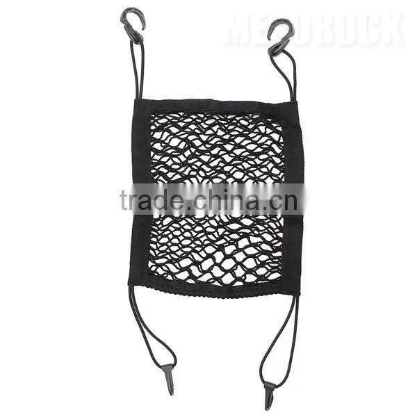 Universal Car Seat Storage Mesh Cargo Net Hook Pouch Holder Car Storage Organizer photo-2