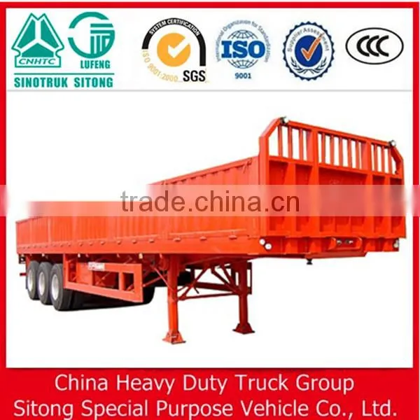 Jining Factory Price 60T Side Wall Cargo Semi Trailers for Sale photo-4
