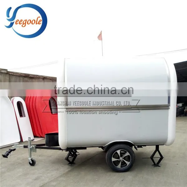Yeegoole CE China Mobile Food Cart / Food Carts Vendors / Stainless Steel Trailer/burger Vans for Sale Carts photo-2