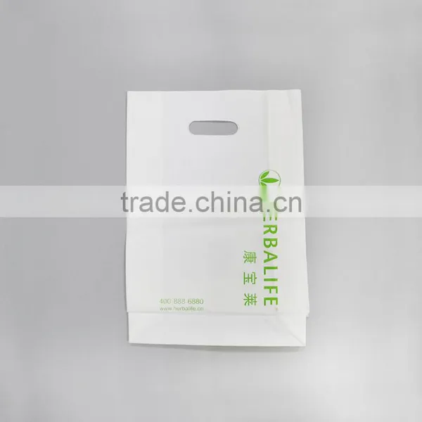 Attractive Fashion Professional Frosted Die Cut Bag Plastic Shopping photo-2