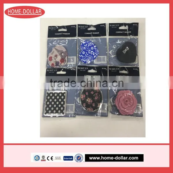Promotional Ladies Fancy Makeup Metal Custom Bling Compact Mirror photo-4