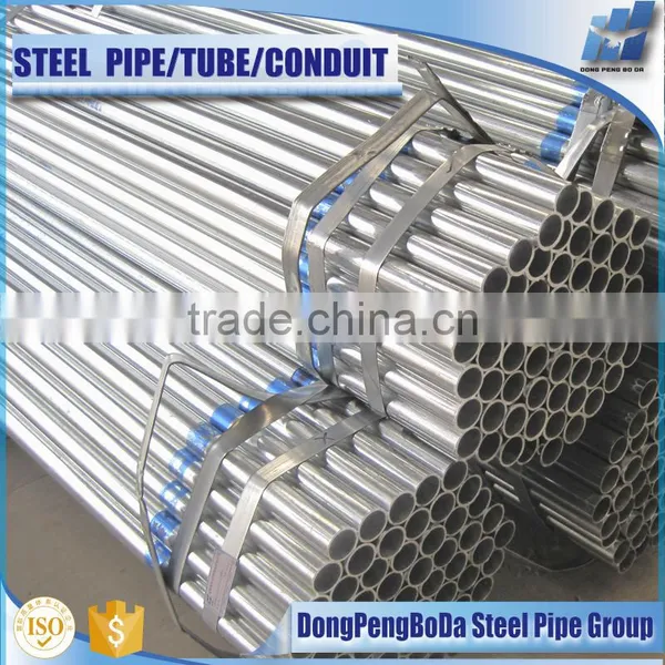 Erw Carbon Welded Round Threaded Galvanized Pipe 86mm photo-2