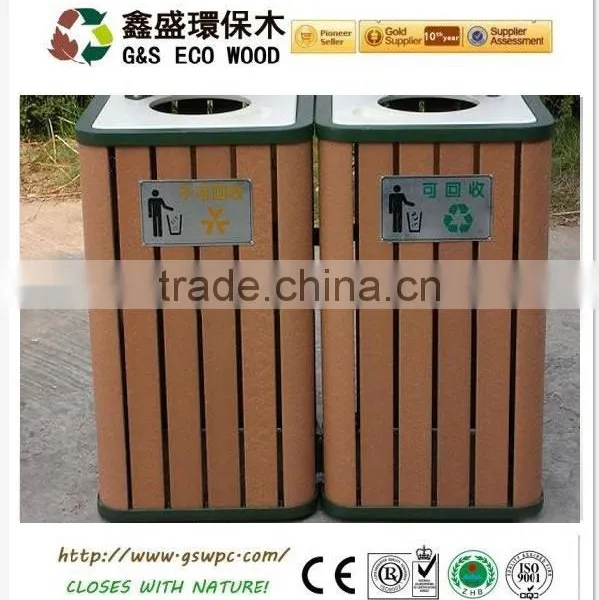 Wood Plastic Composite Wpc Classification Ash-bin /outside Recycling Bin photo-5