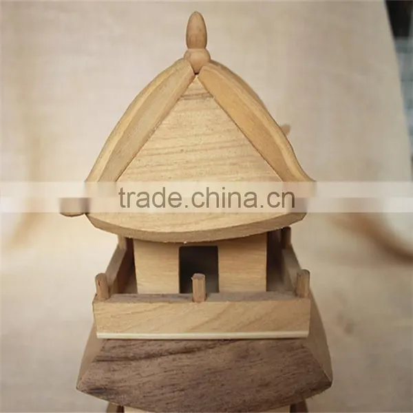 Unfinished Tower Wood House Toy Kids Wood Toys Modular Houses Wood Toys for Sale photo-6