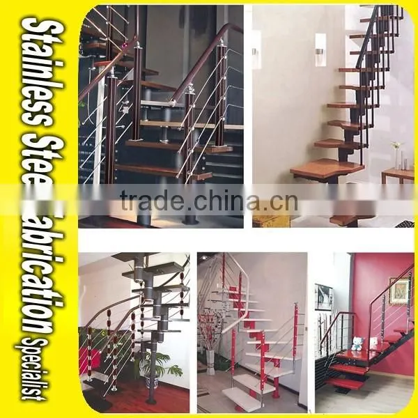 Aluminum Handrails Integral Sell Small Spiral Staircase photo-4