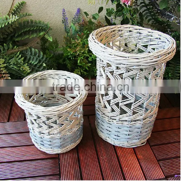 Lucky-weave Wholesale 100%handmade Home Decoration Flower Basket photo-5
