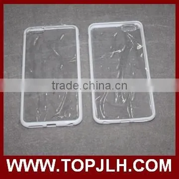 2 in 1 PC Transparent Phone Case TPU Soft Bumper Mobile Phone Protective photo-3