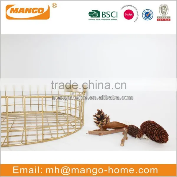 Metal Rectangular Shape Fruit Storage Basket photo-5