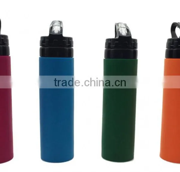 100% Food Grade Silicone Sport Bottle photo-3