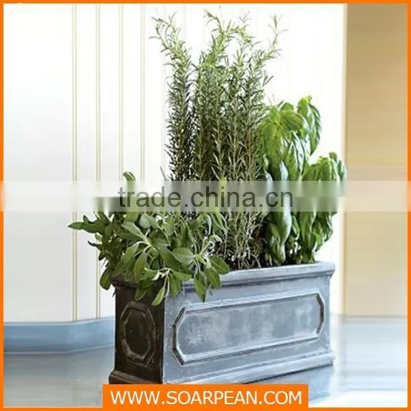 Latest Outdoor Decorative Fiberglass Giant Flower Pot photo-6