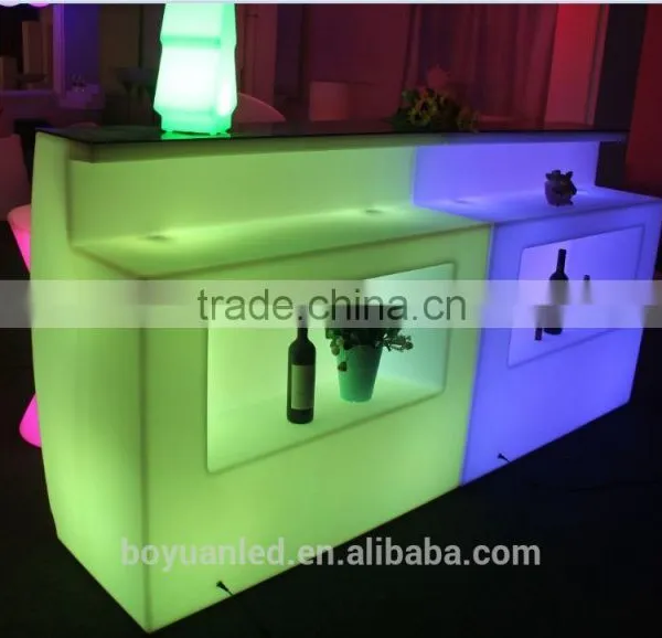 PE Night Club Lighted Led Bar Furniture Bar Counters Design photo-2